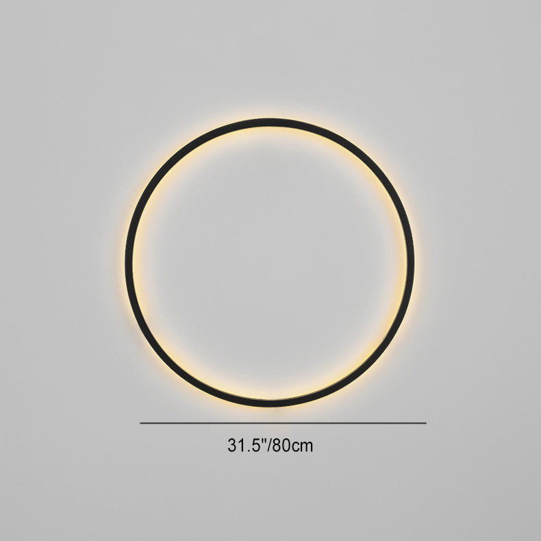 Round Aluminum Silica Plug Wall Lamp