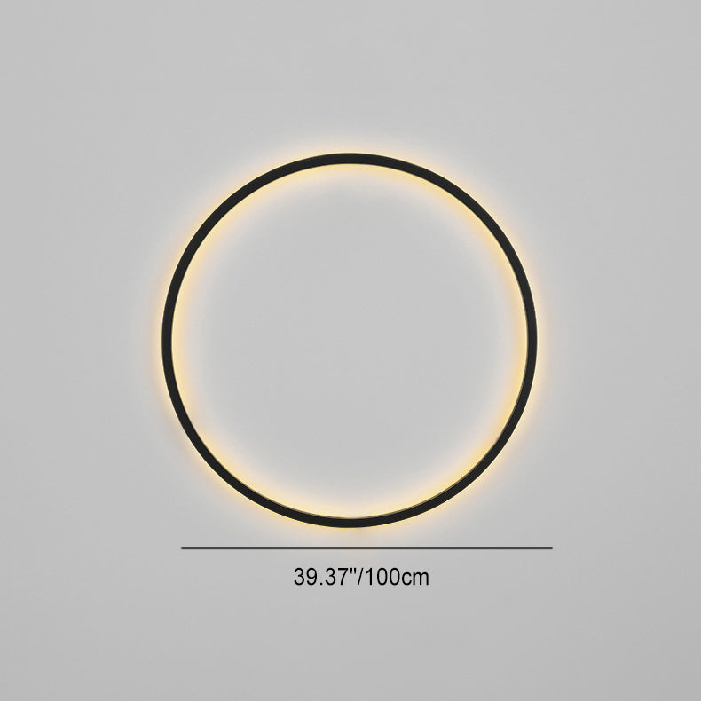 Round Aluminum Silica Plug Wall Lamp