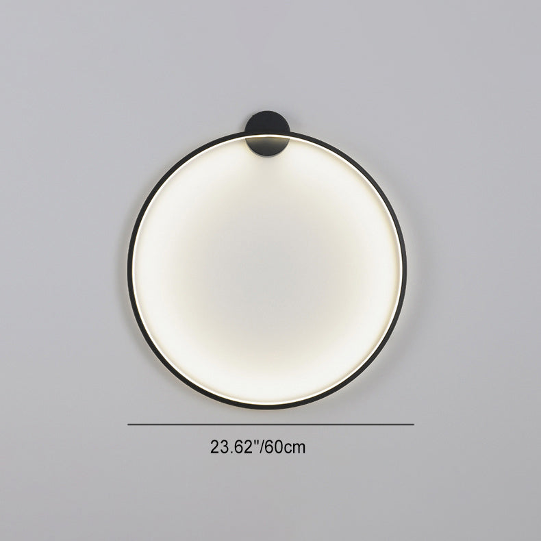 Round Aluminum Silica Plug Wall Lamp