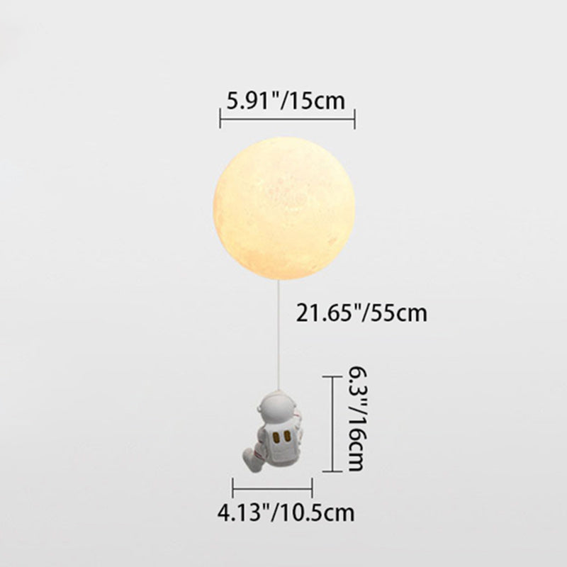 Kids Resin Glass Ball Wall Lamp