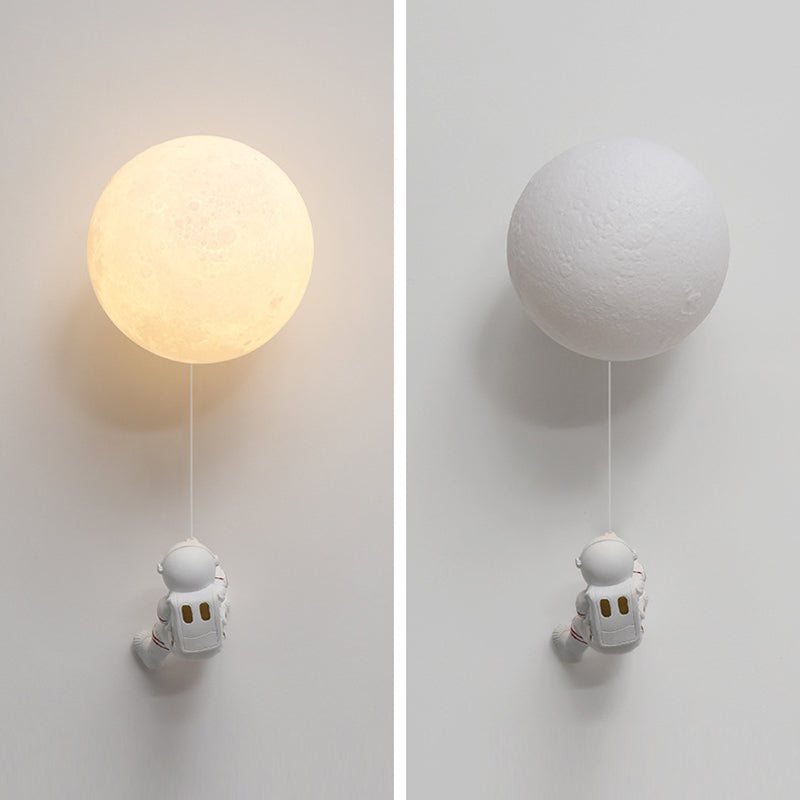 Kids Resin Glass Ball Wall Lamp