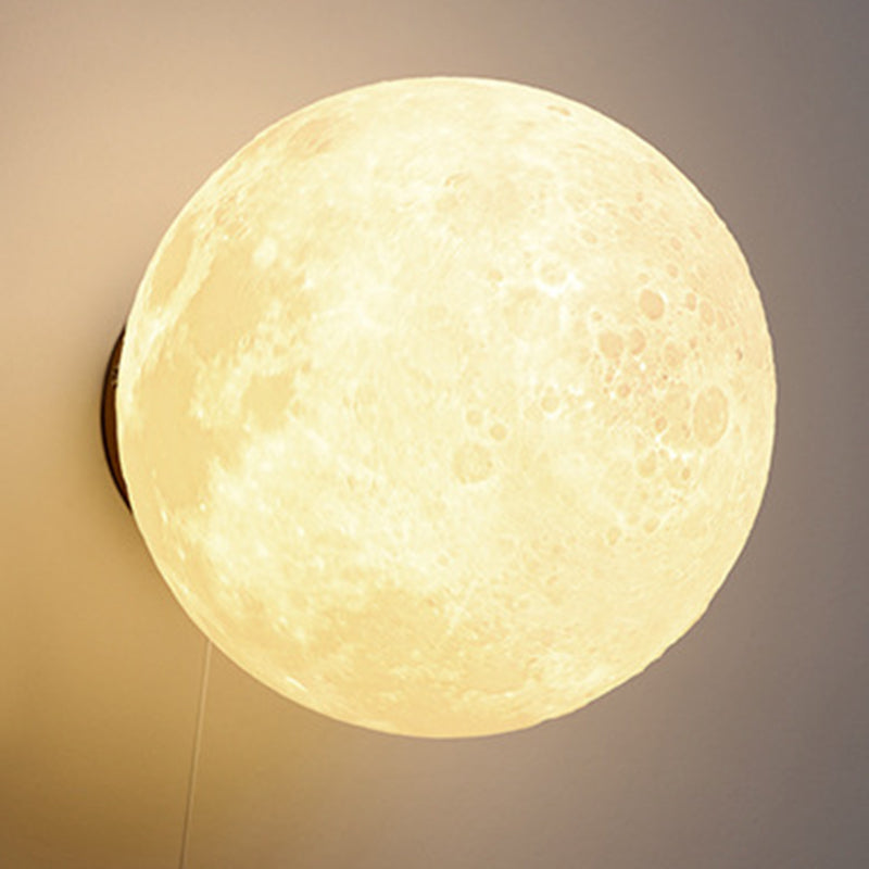 Kids Resin Glass Ball Wall Lamp