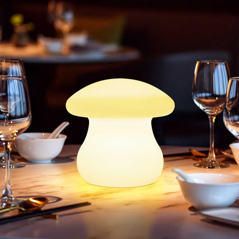 Rechargeable Waterproof Mushroom Table Lamp