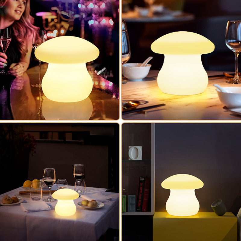 Rechargeable Waterproof Mushroom Table Lamp
