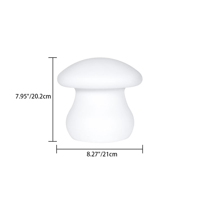Rechargeable Waterproof Mushroom Table Lamp