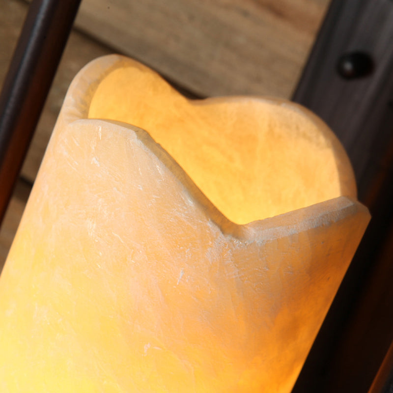Iron Marble Cylinder Petal Wall Lamp