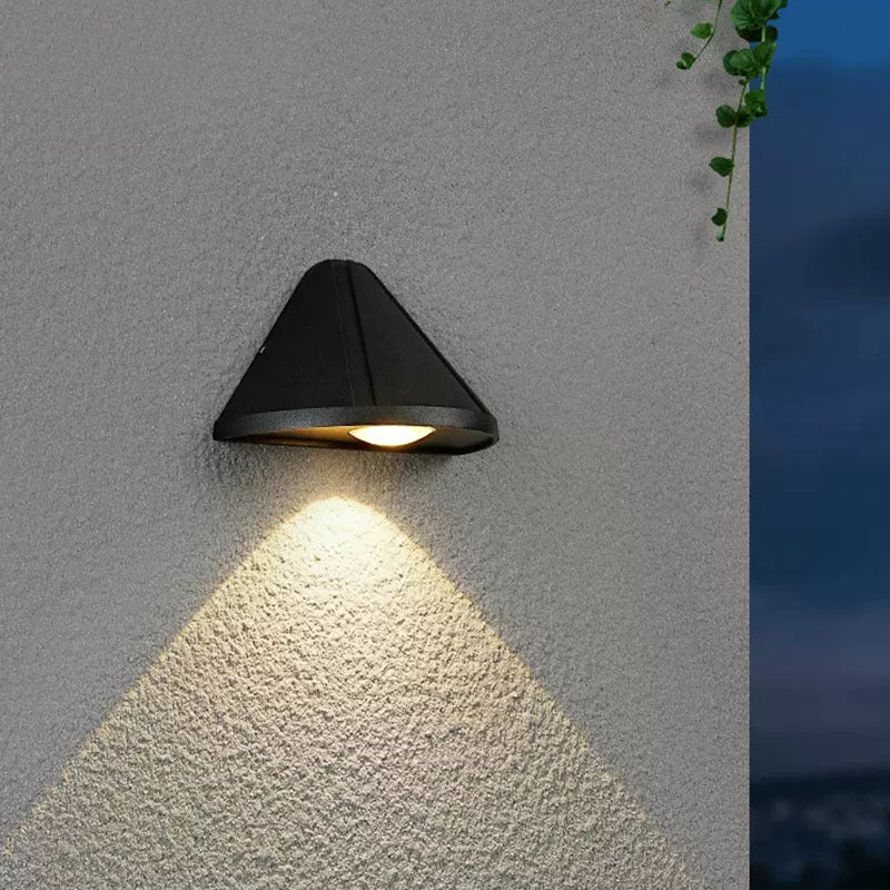 Aluminum Triangle Patio Outdoor Light