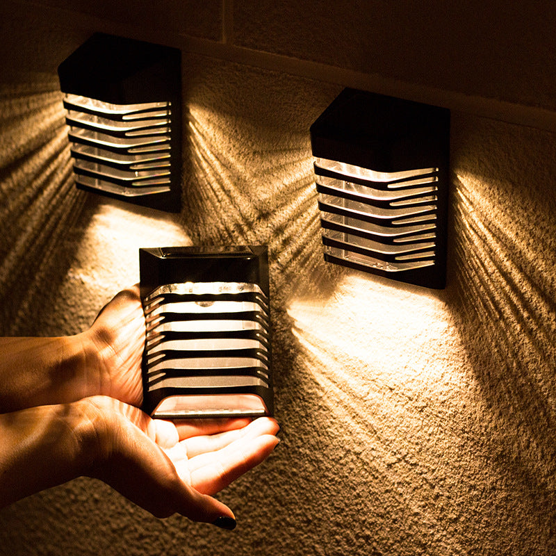 ABS PS Rectangular Grid Outdoor Light