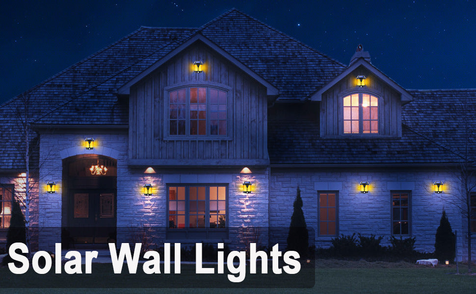 ABS Trapezoidal Flame Motion Outdoor Light
