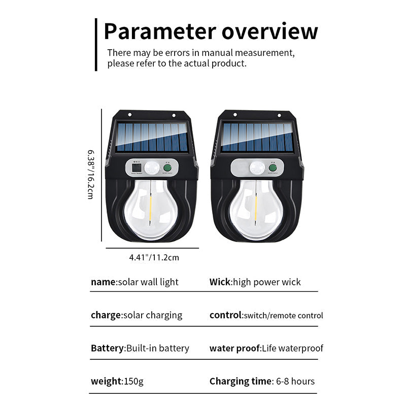 Plastic Elliptical Patio Outdoor Light
