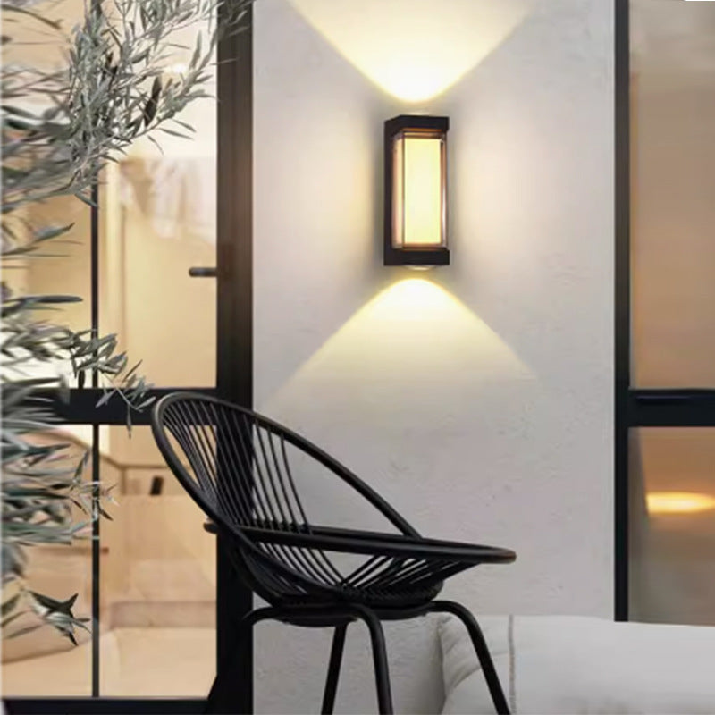 Aluminum PC Cylinder Cuboid Outdoor Light