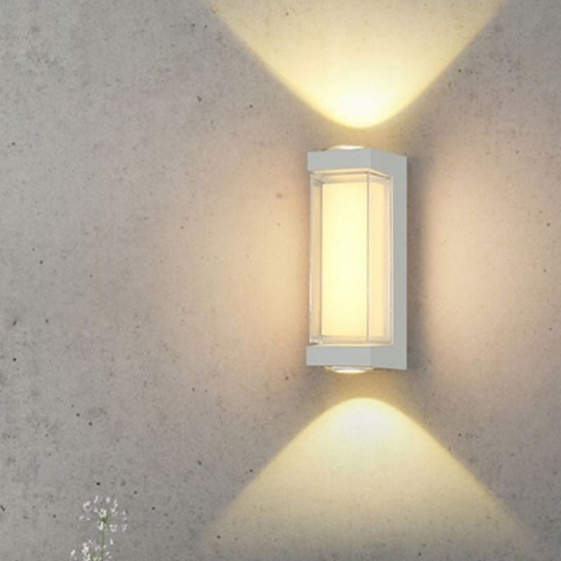 Aluminum PC Cylinder Cuboid Outdoor Light