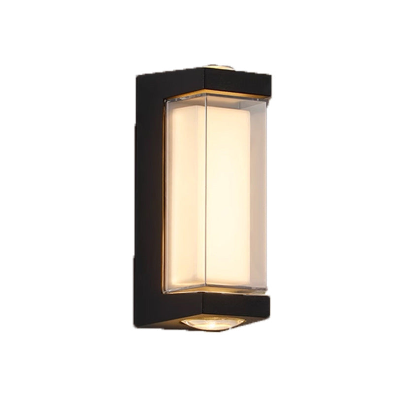 Aluminum PC Cylinder Cuboid Outdoor Light