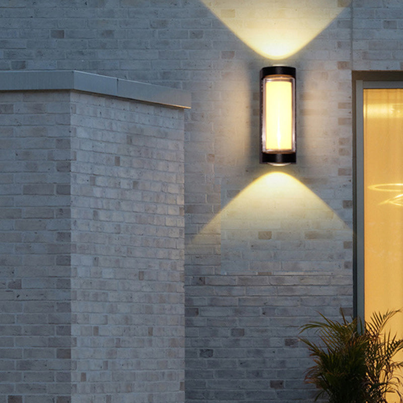 Aluminum PC Cylinder Cuboid Outdoor Light