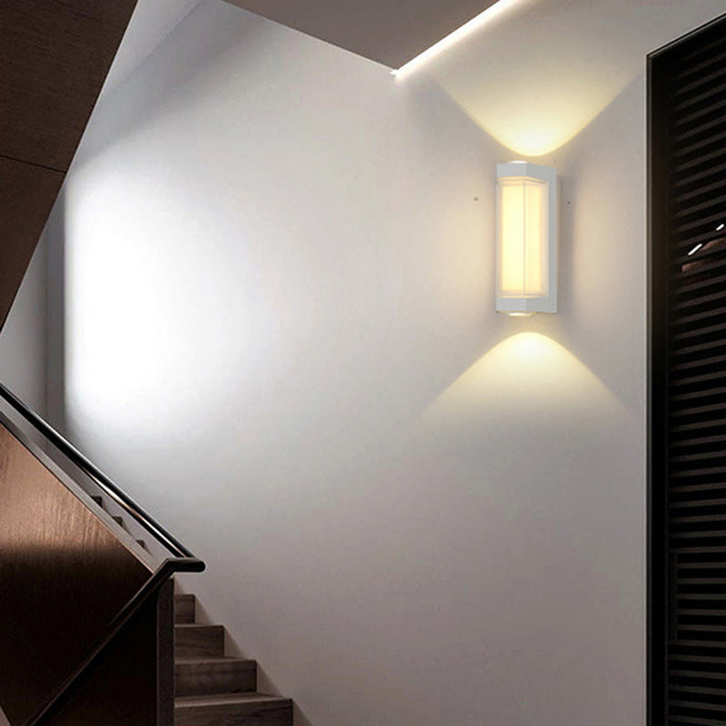 Aluminum PC Cylinder Cuboid Outdoor Light