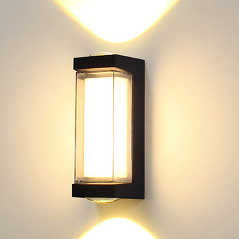 Aluminum PC Cylinder Cuboid Outdoor Light