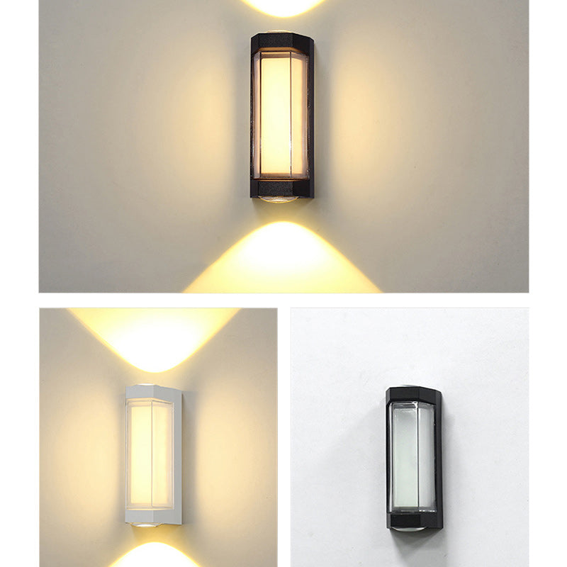 Aluminum PC Cylinder Cuboid Outdoor Light