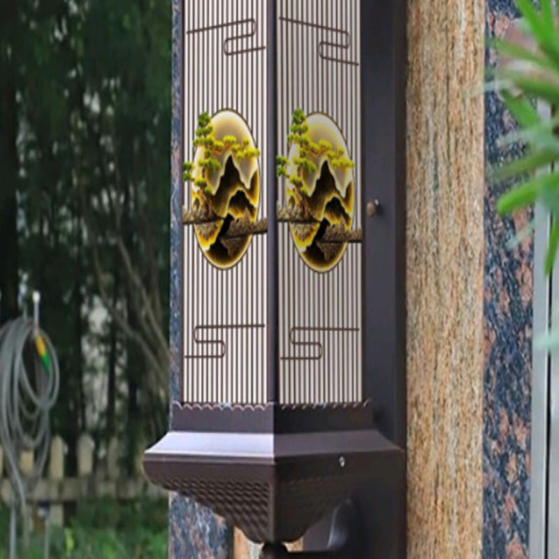 Aluminum Glass Landscape Cylinder Outdoor Light