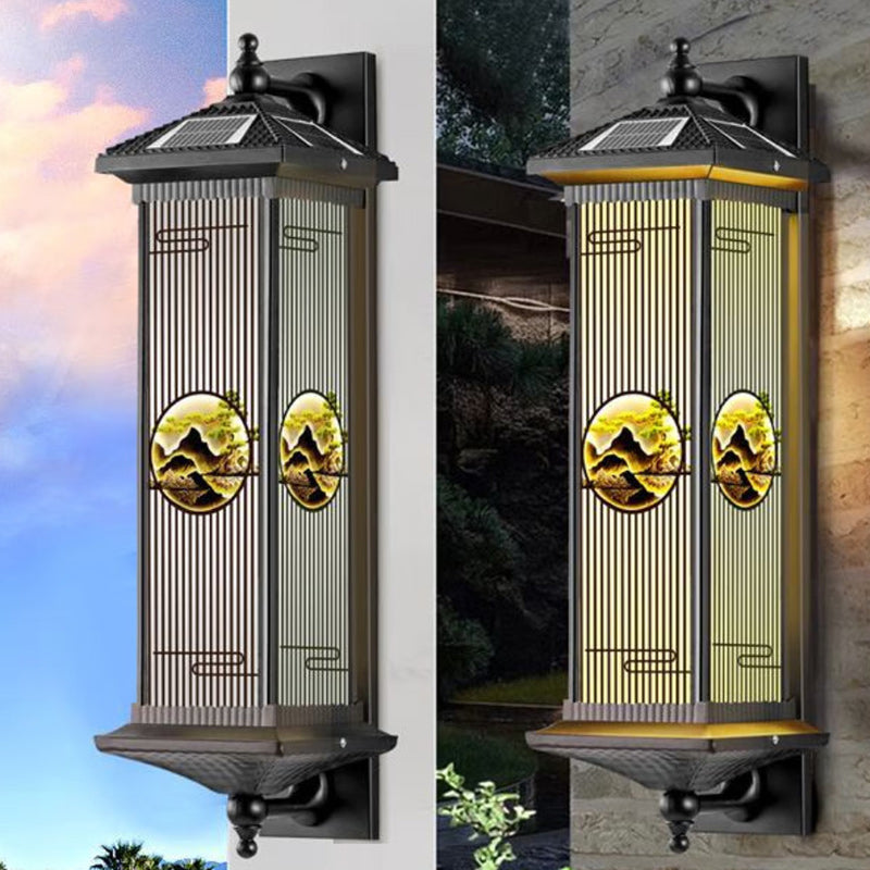Aluminum Glass Landscape Cylinder Outdoor Light