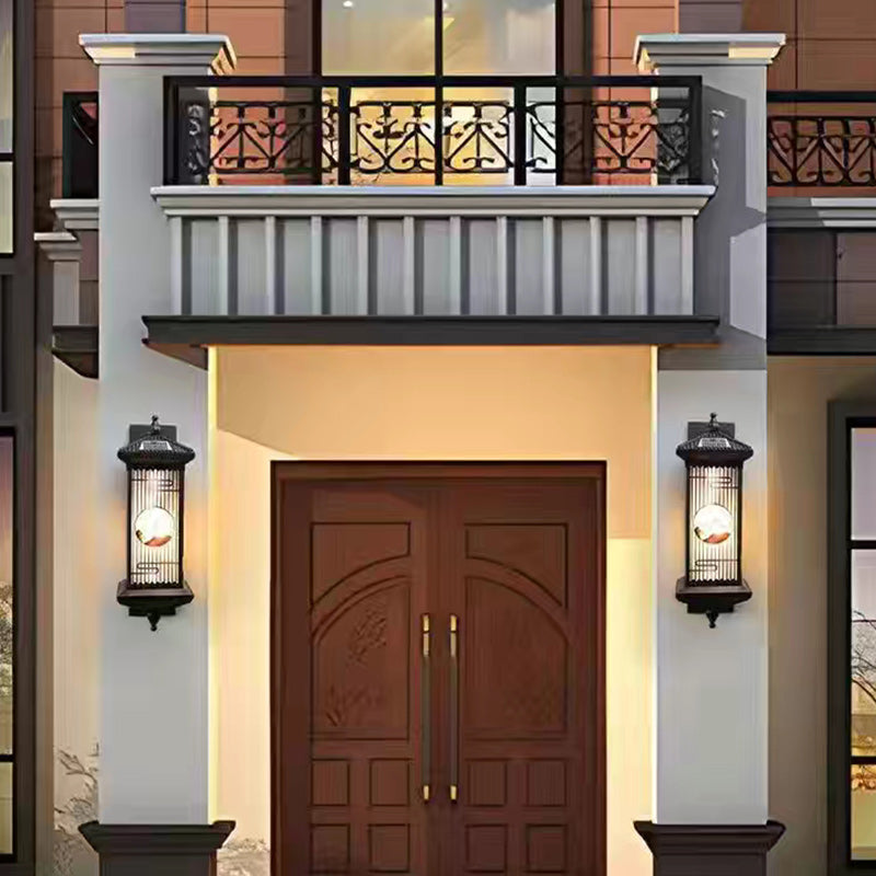 Aluminum Glass Landscape Cylinder Outdoor Light