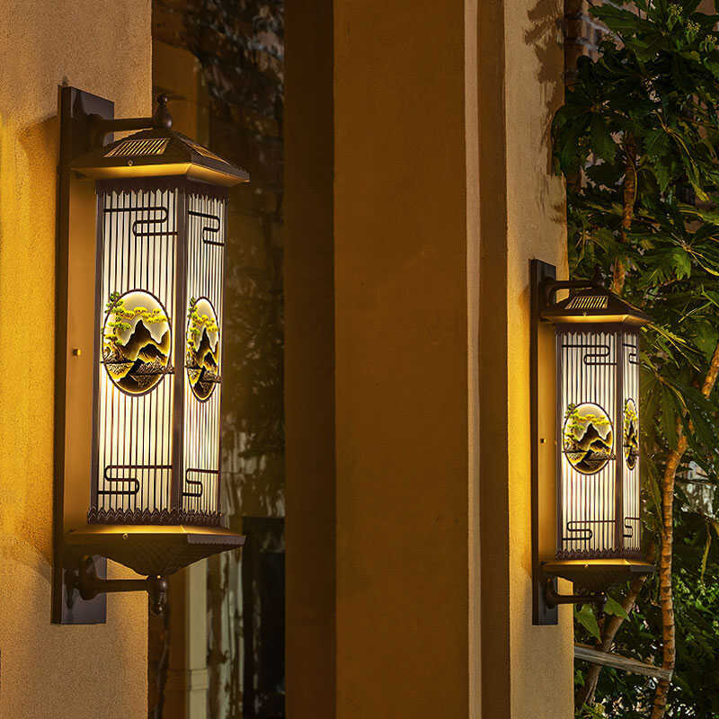 Aluminum Glass Landscape Cylinder Outdoor Light