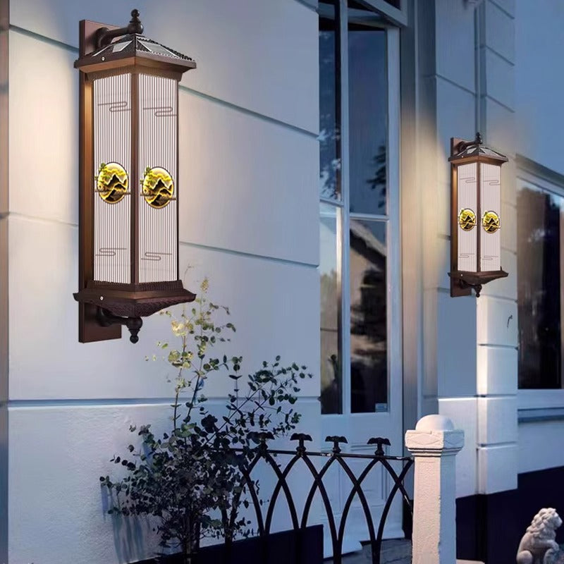 Aluminum Glass Landscape Cylinder Outdoor Light