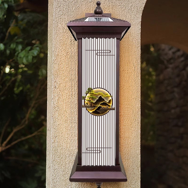 Aluminum Glass Landscape Cylinder Outdoor Light