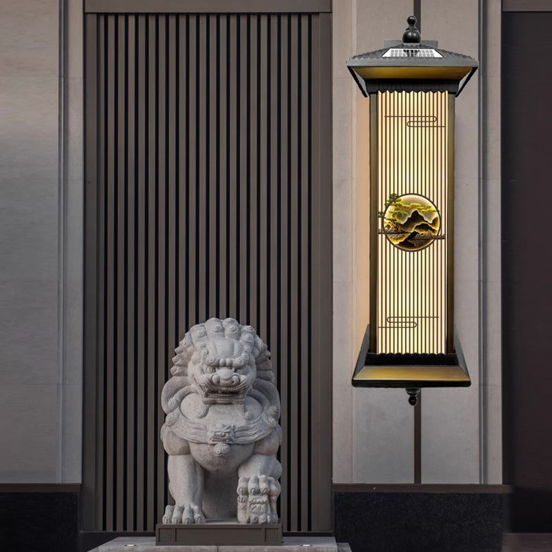 Aluminum Glass Landscape Cylinder Outdoor Light