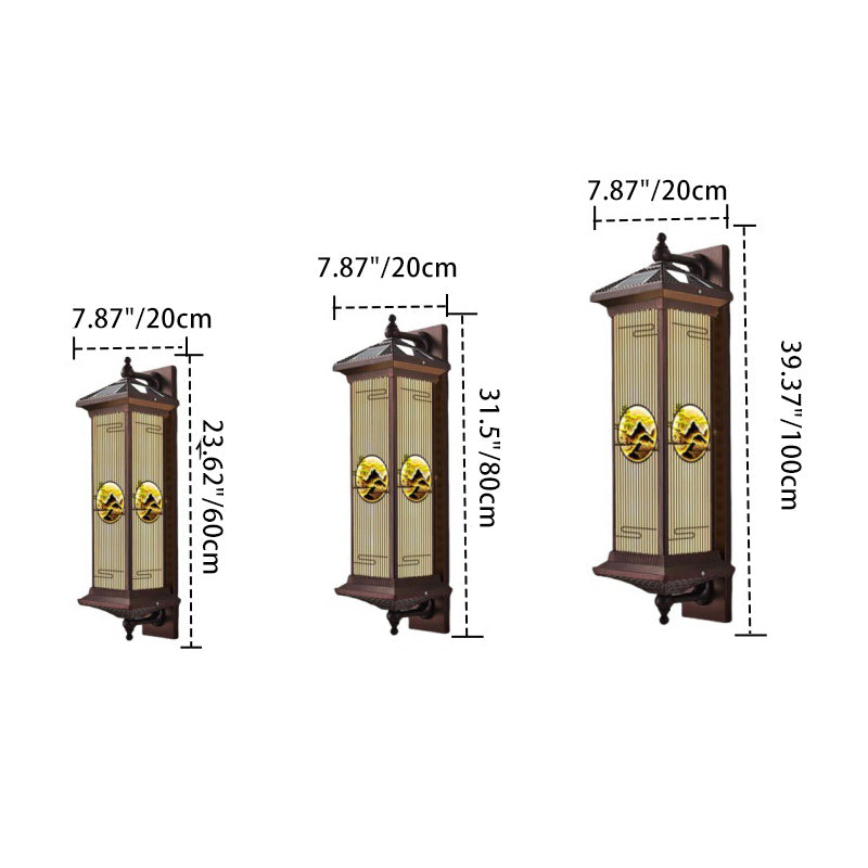 Aluminum Glass Landscape Cylinder Outdoor Light