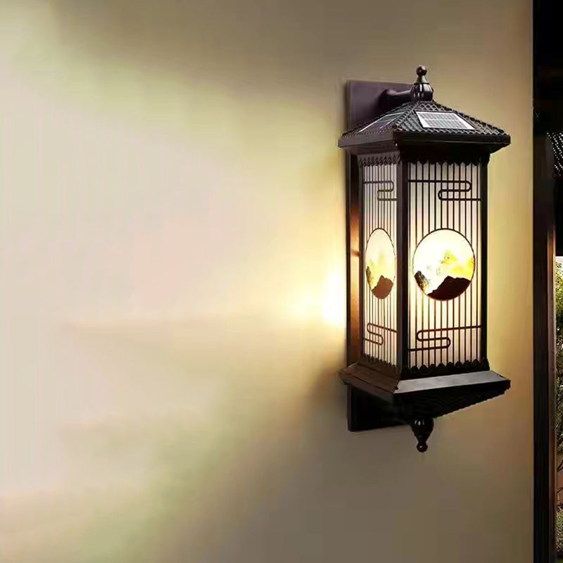 Aluminum Glass Landscape Cylinder Outdoor Light