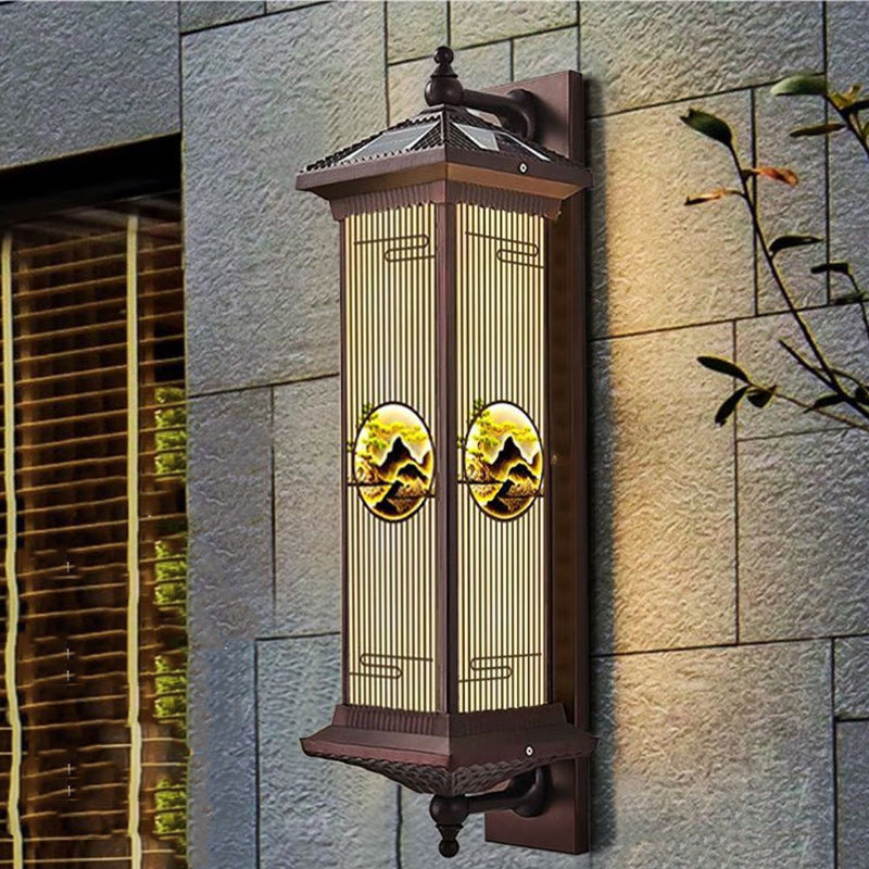 Aluminum Glass Landscape Cylinder Outdoor Light