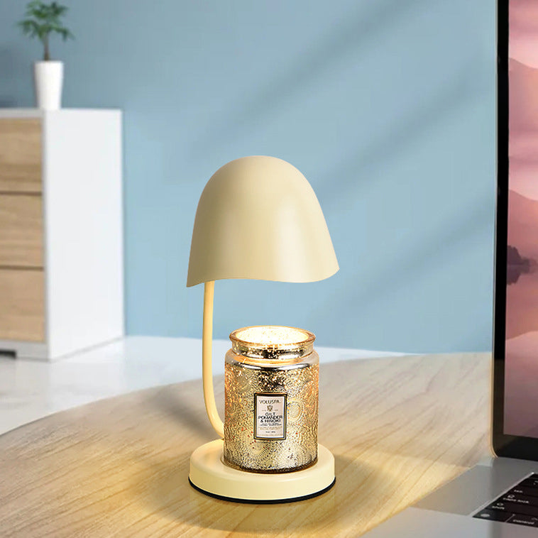 Metal Eggshell Melting Wax Table Lamp