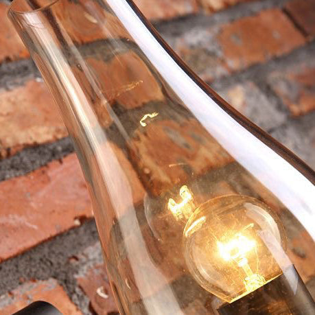 Iron Kerosene Vase Hallway Wall Lamp
