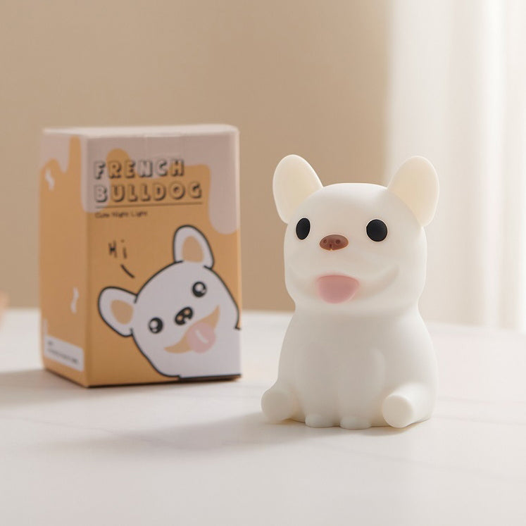 Kids Rechargeable Bulldog Silica Table Lamp