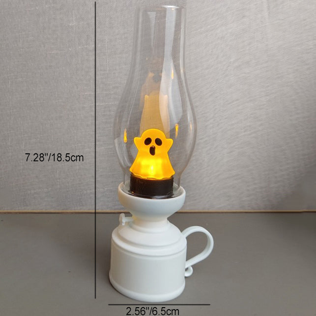 PVC Battery Kerosene Ghost Table Lamp