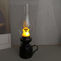 PVC Battery Kerosene Ghost Table Lamp
