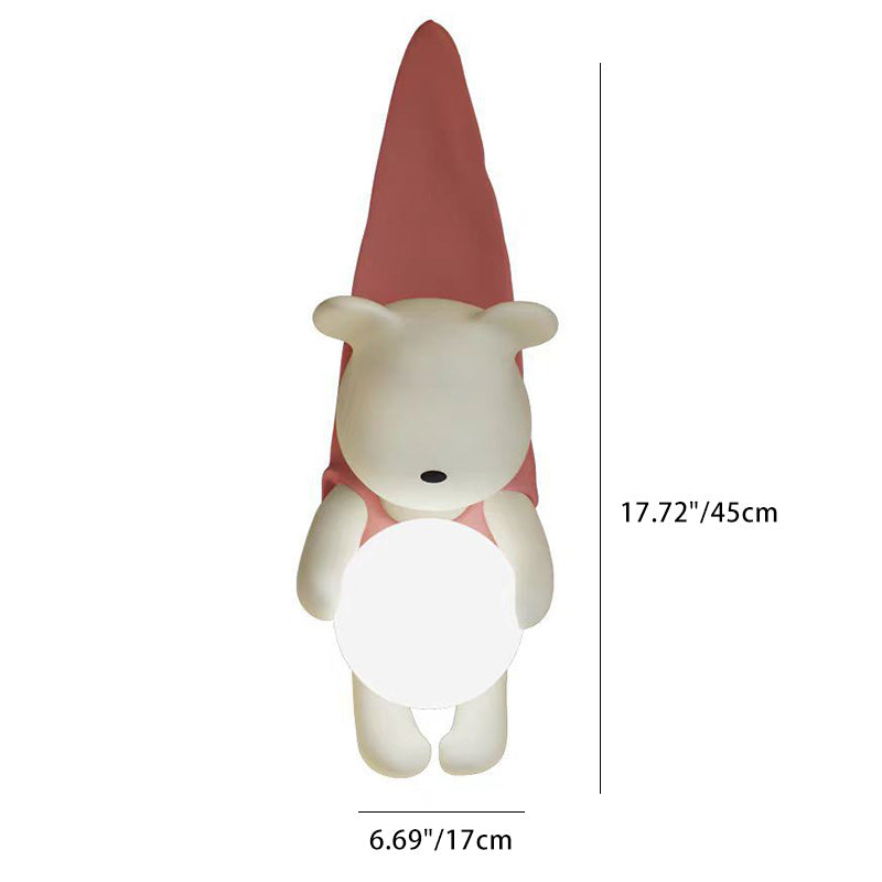 Kids Bear Resin PMMA Wall Lamp