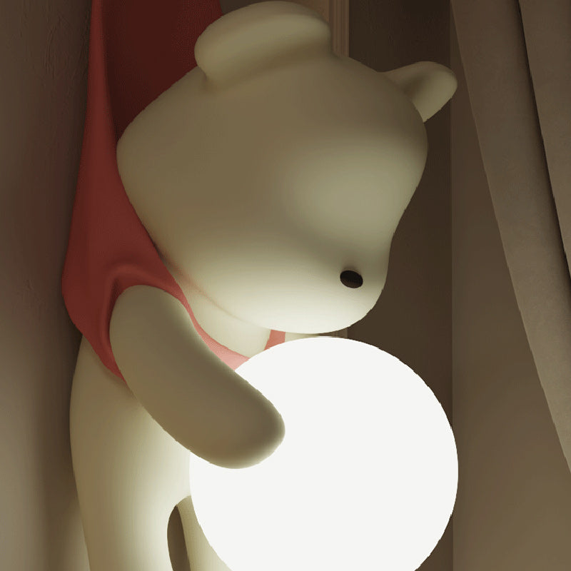 Kids Bear Resin PMMA Wall Lamp