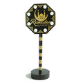 Road Sign Moon Star Round Table Lamp