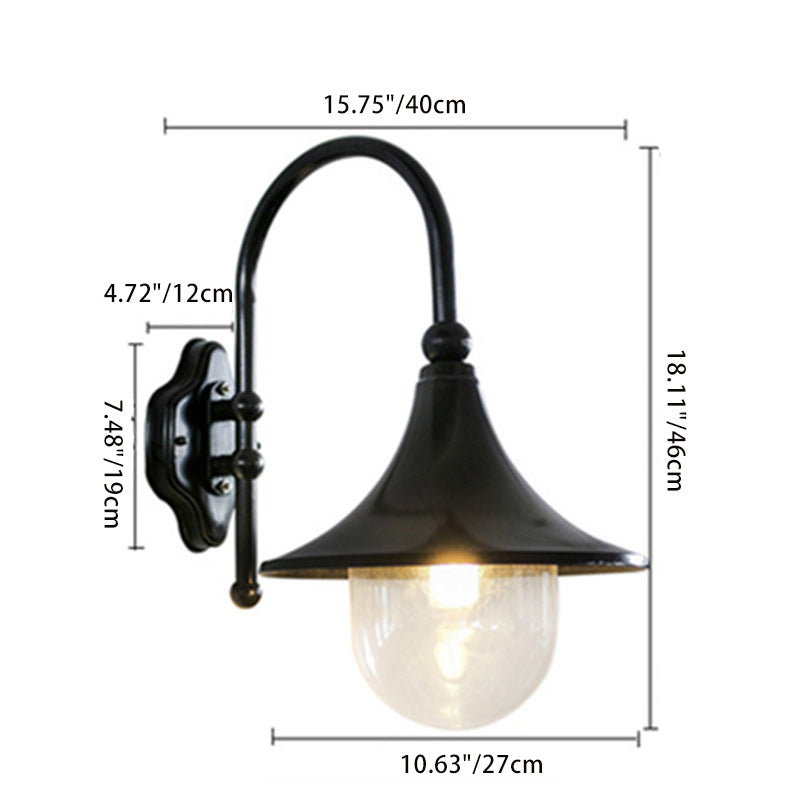 Aluminum PVC Conic Horn Outdoor Light