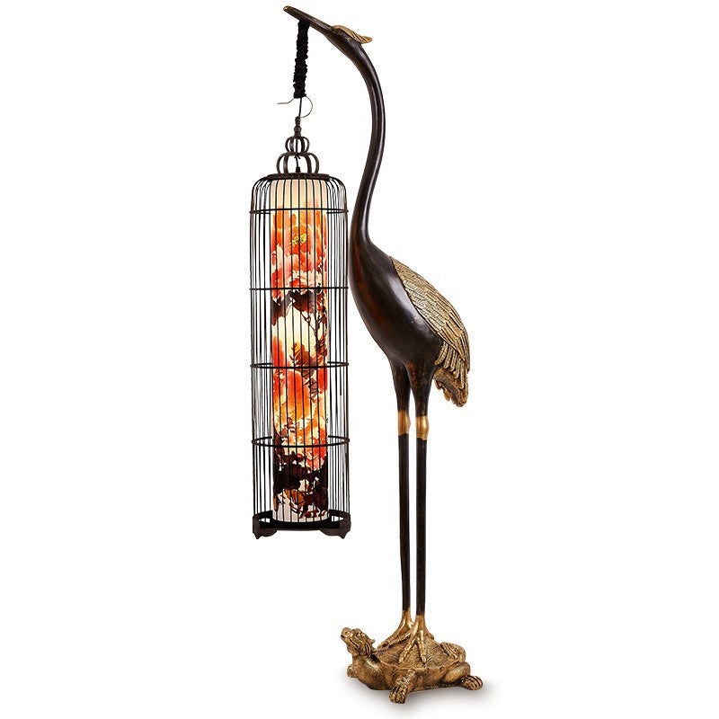 Metal Resin Fabric PVC Floor Lamp