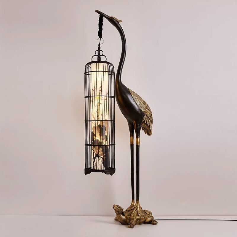 Metal Resin Fabric PVC Floor Lamp