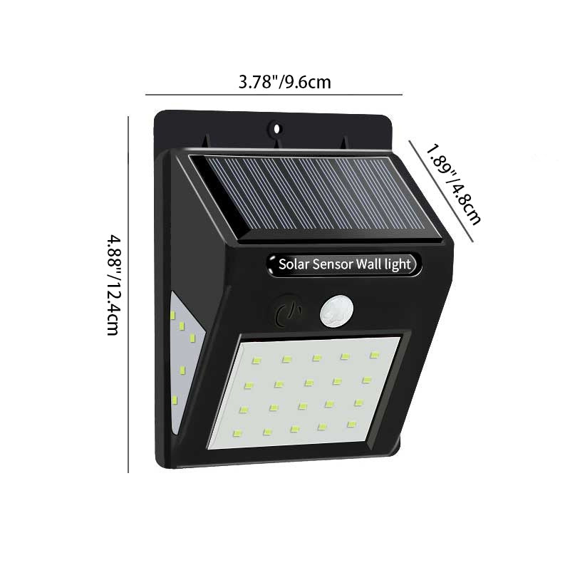 Motion Sensor ABS Rectangular Outdoor Light