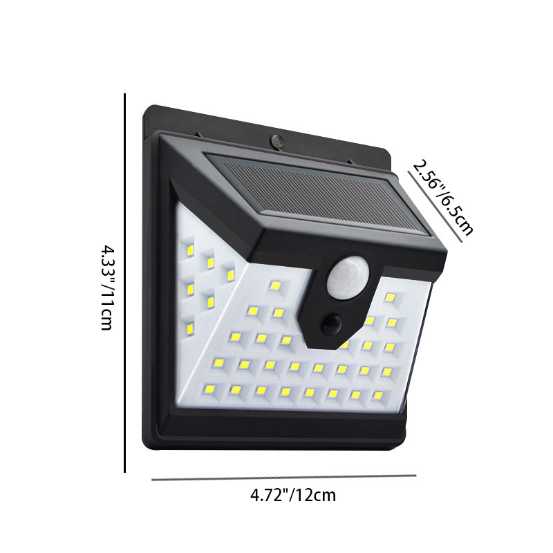 Motion Sensor ABS Rectangular Outdoor Light