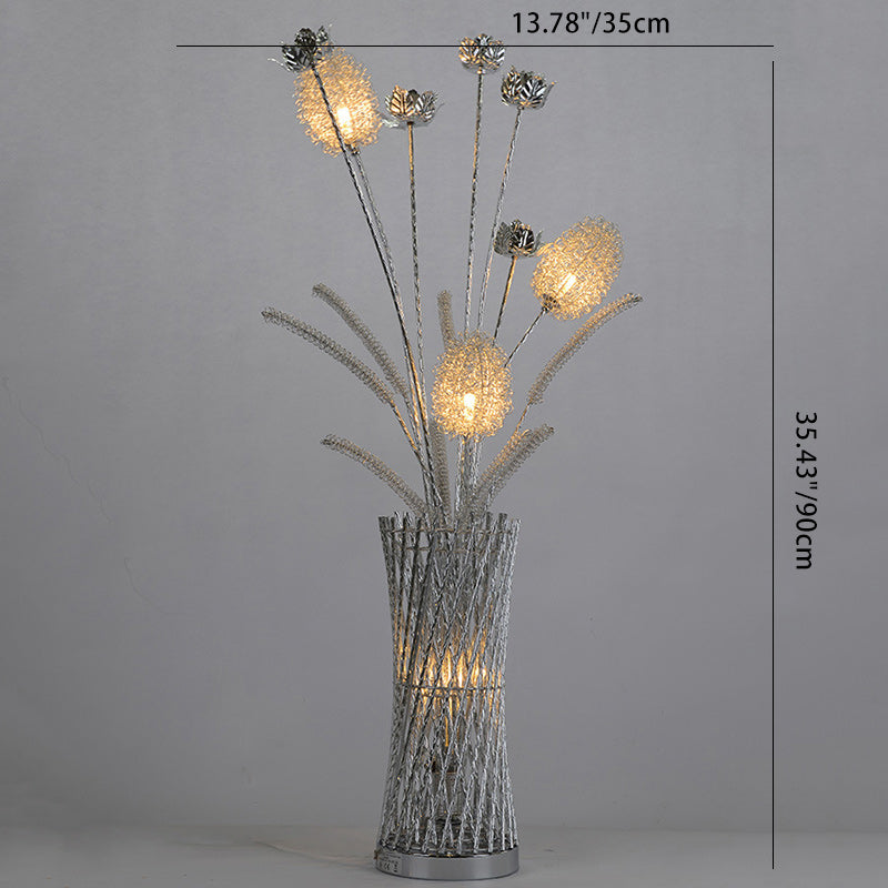 Modern Art Deco Aluminum Floor Lamp
