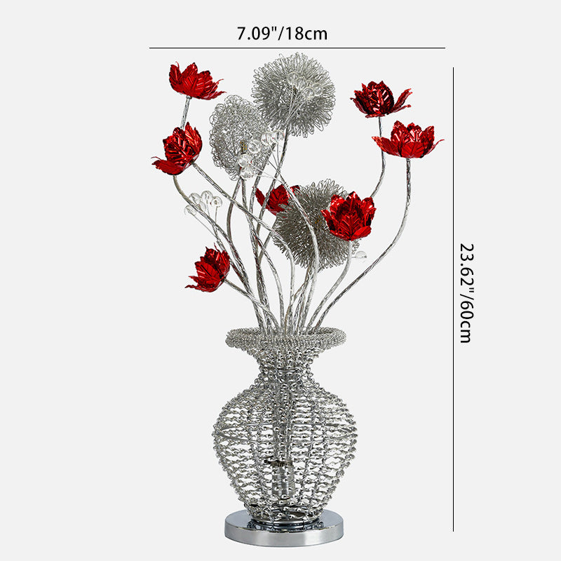 Aluminum Wire Weaving Decorative Table Lamp