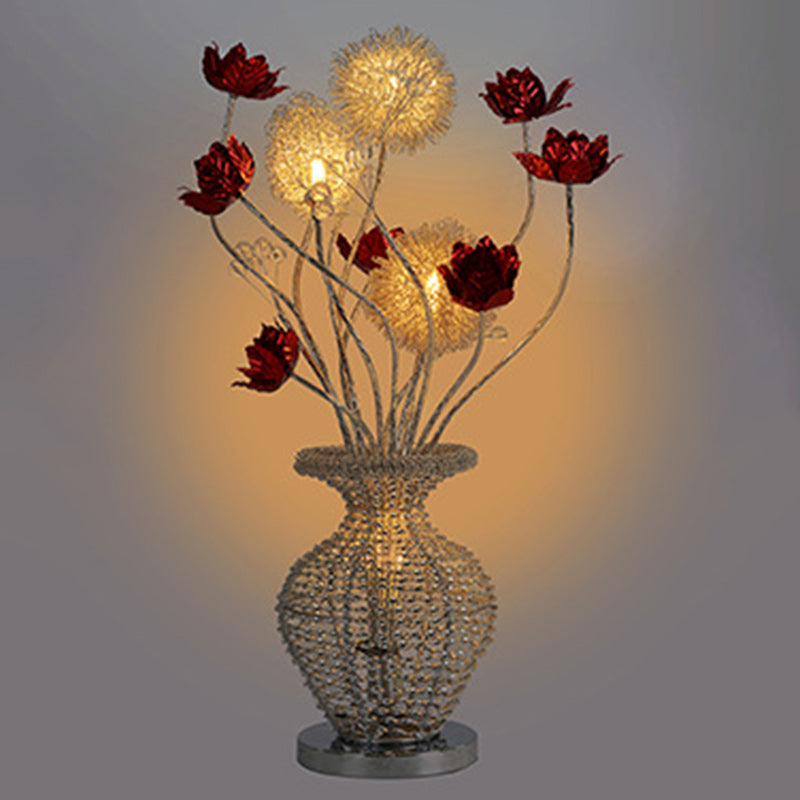 Aluminum Wire Weaving Decorative Table Lamp