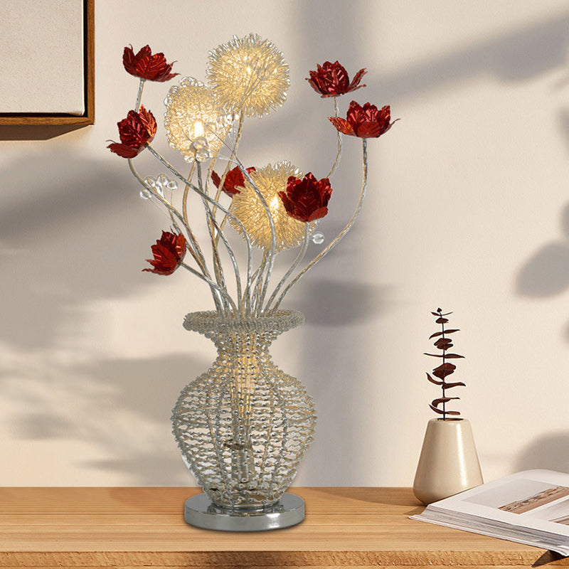 Aluminum Wire Weaving Decorative Table Lamp