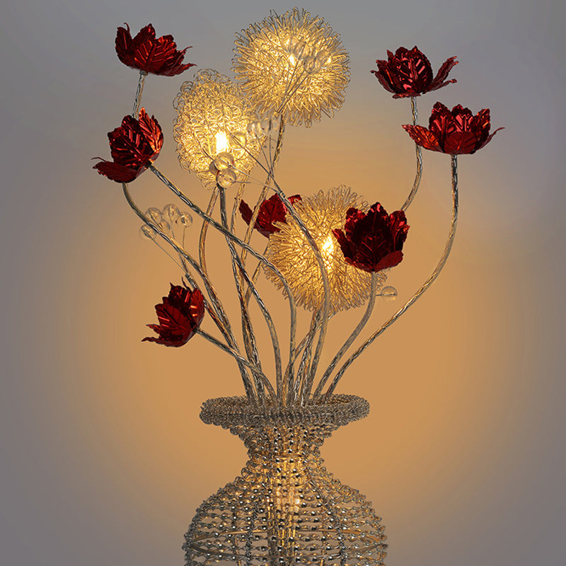 Aluminum Wire Weaving Decorative Table Lamp