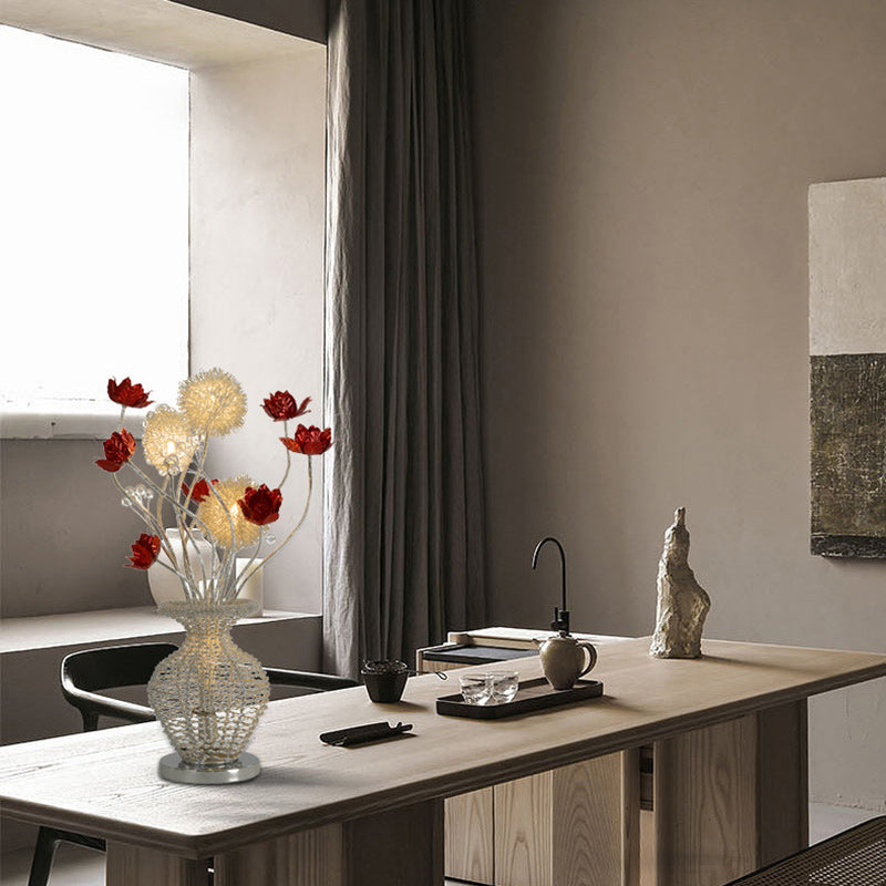 Aluminum Wire Weaving Decorative Table Lamp